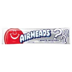 Airheads Open Stock Single White Mystery, 0.55 Ounces, 36 Per Box, 12 Per Case