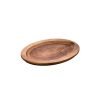 Lodge Oval Wood Walnut Stain Underliner, 6 Per Case