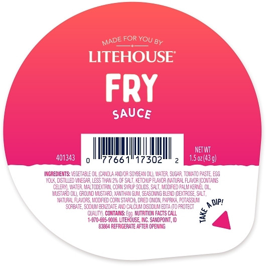Litehouse Made For You Shelf Stable Fry Sauce, 1.5 Fluid Ounce, 48 Per Case