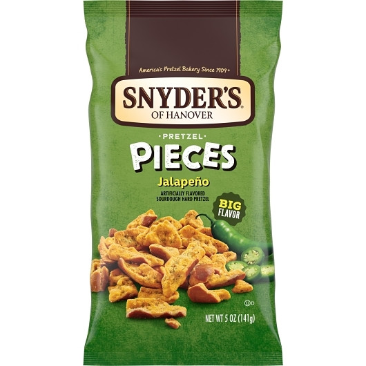 Snyder s Of Hanover Snyders Of Hanover Pretzels Jalapeno, 5 Ounce, 8 Per Case