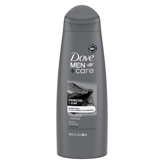 Dove Men+Care Charcoal Fortifying Shampoo, 12 Ounce, 6 Per Case