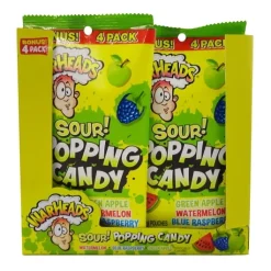 Hilco Sweets Warheads Popping Candy, 0.98 Ounce, 12 Per Pack, 4 Per Case