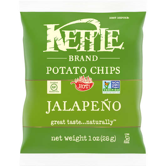 Kettle Foods Jalapeno Potato Chip, 1 Ounces, 72 Per Case