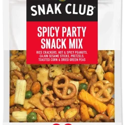 Snak Club Spicy Party Mix, 6.75 Ounce, 6 Per Case
