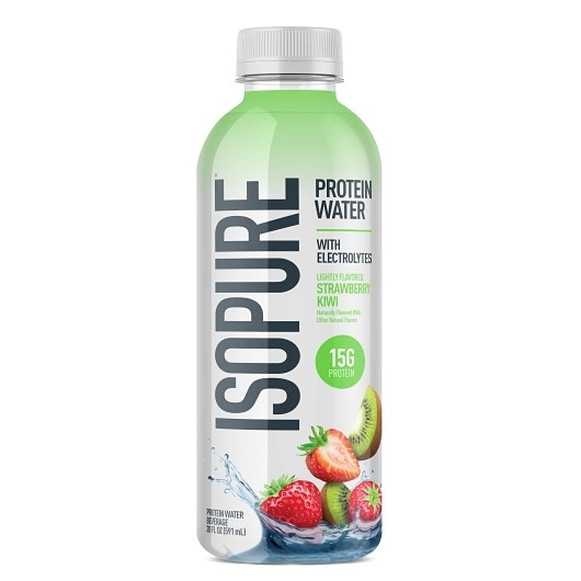 Isopure Non Alcoholic Strawberry Kiwi Clear Protein Drink, 20 Fluid Ounce, 12 Per Case