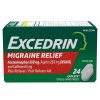 Excedrin Migraine, 24 Each, 3 Per Pack, 8 Per Case