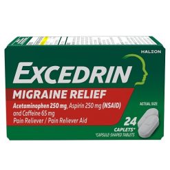 Excedrin Migraine, 24 Each, 3 Per Pack, 8 Per Case