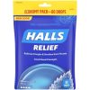 Halls Regular Menthol Eucalyptus Cough Drops, 80 Count, 12 Per Case