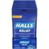 Halls Menthol Eucalyptus Cough Drops, 30 Count, 12 Per Pack, 4 Per Case