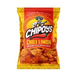 Chipoys Chile Limon Potato Chip, 2.5 Ounce, 10 Per Case
