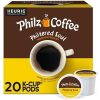 Philz Coffee Philtered Soul Medium Roast Hazelnut K-Cup Pods, 20 Count, 4 Per Case