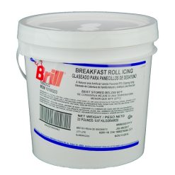 Brill White Breakfast Roll Icing, 22 Pound