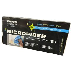 Ctc Quick Use Blue Microfiber Cloths 12 X12 Inch, 50 Count