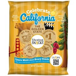 Educational Snacks Vanilla Crackers Celebrate California, 0.9 Ounce, 120 Per Case