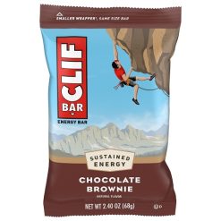 Clif Chocolate Brownie Energy Bar, 2.4 Ounce, 10 Per Box, 4 Per Case