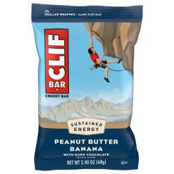 Clif Peanut Butter Banana Dark Chocolate, 2.4 Ounces, 12 Per Box, 16 Per Case