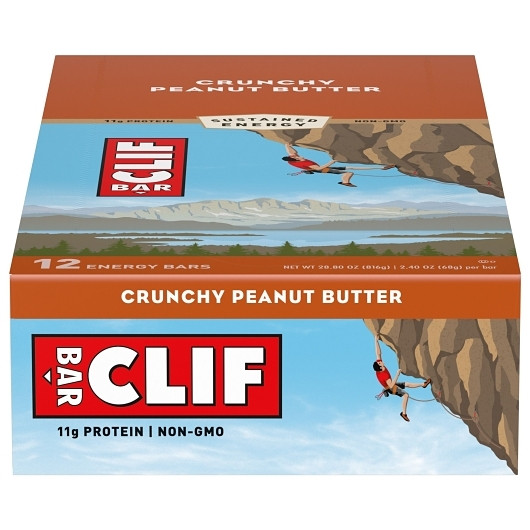 Clif Bar Crunchy Peanut Butter, 2.4 Ounces, 192 Per Case