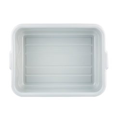 Tablecraft 7 Inch Gray Deep Dish Box, 12 Each