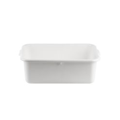 Tablecraft 7 Inch White Tote Box, 12 Each