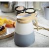 Tablecraft 48 Ounce Almond Top Polyethylene Dispenser, 6 Each