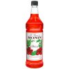 Monin Hibiscus Syrup, 1 Liter Bottle, 4 Bottle per Case