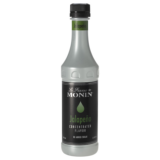 Monin Jalapeno Concentrate Flavor, 375 Milliliter Bottle - 4 Per Case