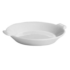 Hall China Round Au Gratin (28 Oz) White, 1 Dozen