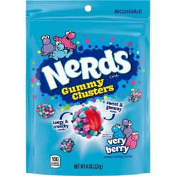 Nerds Gummy Clusters Very Berry, 8 Ounce, 6 Per Case