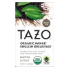 Tazo Tea Bag Organic Awake, 16 Count, 6 Per Case