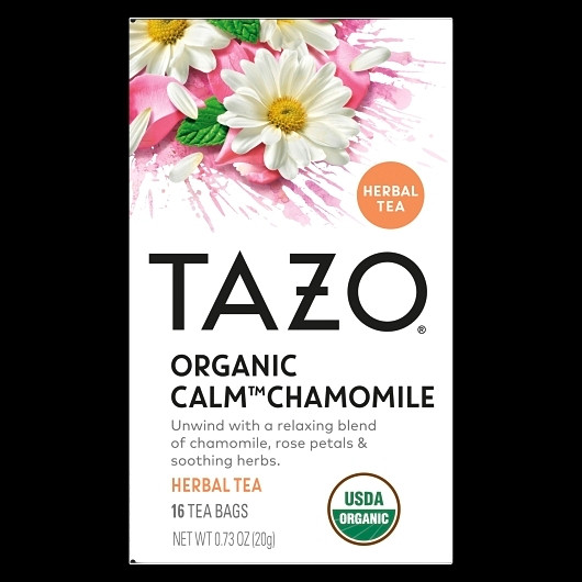 Tazo Tea Bag Organic Herbal Calm, 16 Count, 6 Per Case