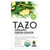 Tazo Tea Bag Organic Green Ginger, 16 Count, 6 Per Case