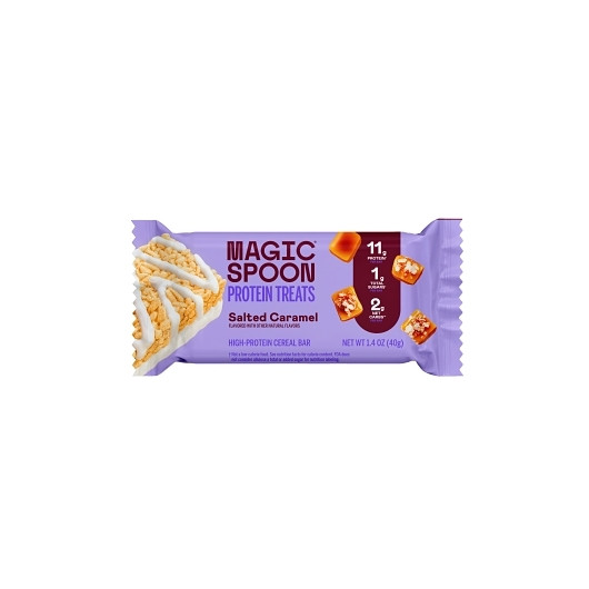 Magic Spoon Salted Caramel Treats High Protein Cereal Bar, 0.088 Pound, 12 Per Pack, 6 Per Case