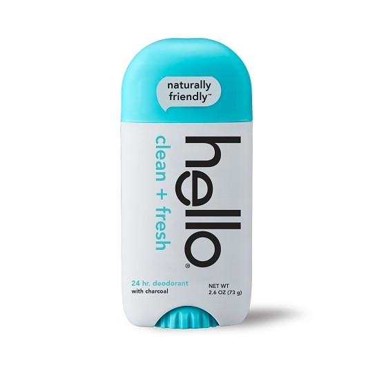 Hello Women s Aluminum-Free Clean & Fresh With Charcoal Deodorant, 2.6 Ounce, 12 Per Case