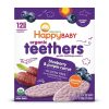 Happy Baby Organic Teethers Gluten Free Gentle Teething Wafers Blueberry & Purple Carrot, 1.7 Ounce, 6 Per Case