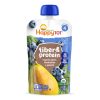 Happy Tot Organic Fiber & Protein Pears Blueberries & Spinach, 4 Ounce, 8 Per Pack, 2 Per Case