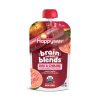 Happy Baby Stage 2 Brain Support Blends Apples, Purple Carrots & Guava With Dha And Choline Pouch, 4 Ounce, 16 Per Case