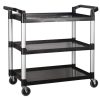 Winco Pl/ Utility Cart Black, 1 Set