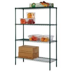 Focus 4 Shelf & 4 Post Kit 18X36x74 Epoxy, 1 Count