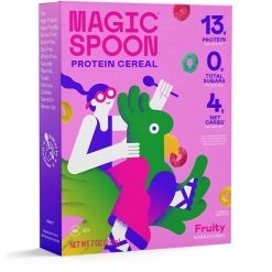 Magic Spoon Fruity High Protein Grain Free Breakfast Cereal, 7.08 Ounce, 8 Per Case