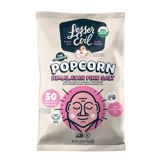 Lesserevil Popcorn Himalayan Pink Salt, 4.6 Ounce, 96 Per Case