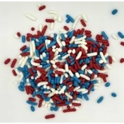 American Sprinkles Red White & Blue Sprinkles, 10 Pound