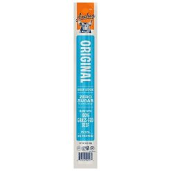 Country Archer Jerky Co Original Grass-Fed Beef Sticks, 1 Ounce, 108 Per Case