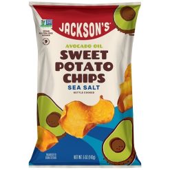 Jackson s Sea Salt Sweet Potato Chips In Avocado Oil Case, 5 Ounce, 12 Per Case