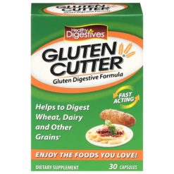 Slimfast Healthy Digestives Capsules Gluten Cutter Capsules, 0.07 Pound, 24 Per Case