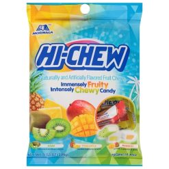 Hi-Chew Mango, Pineapple and Kiwi Tropical Mix Candy Bag, 3.53 Ounces, 6 Per Case