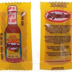 El Yucateco Red Habanero Hot Sauce Single Serve, 0.17 Ounce, 300 Per Case