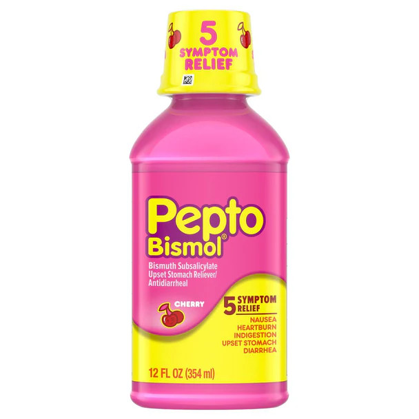 Procter and Gamble Pepto-Bismol Original Liquid, 8 Fluid Ounce, 12 Per Case