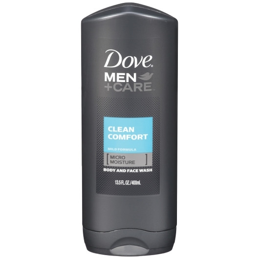 Dove Men+Care Clean Comfort Body And Face Wash, 13.5 Fluid Ounce, 6 Per Case