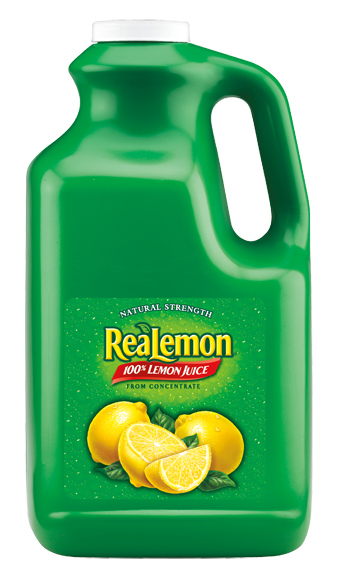 Realemon Lemon Juice, 128 Fluid Ounces, 4 Per Case