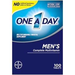 One-A-Day Mens Health, 100 Piece, 3 Per Pack, 8 Per Case